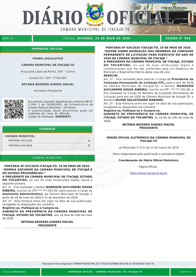 Capa da edição